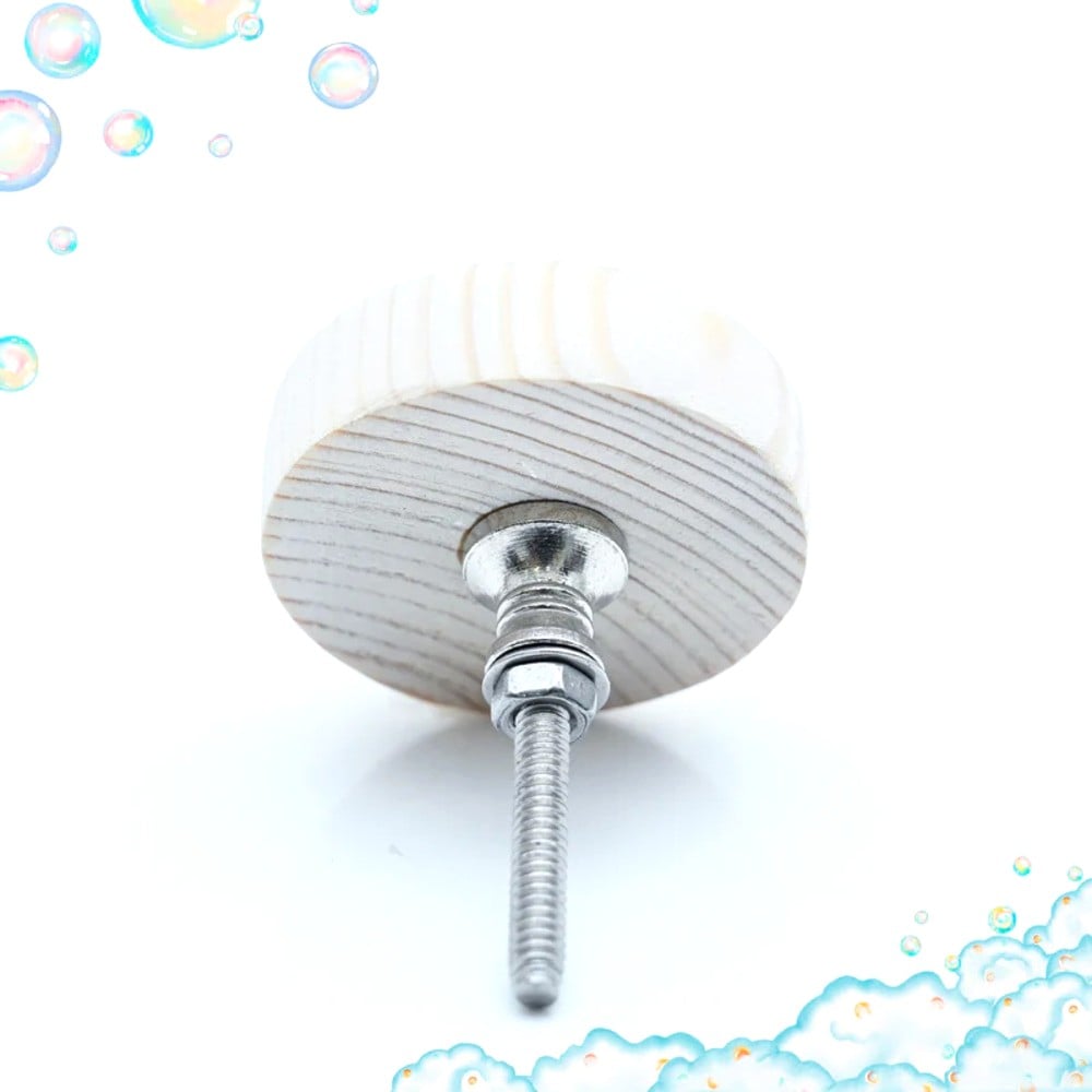 Handmade Pine Wood Ariel & Flounder Knob for Kids Furniture